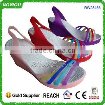 Latest Summer Plastic New Model Woman Wedges Sandals