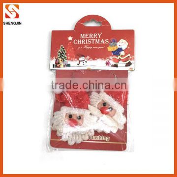 cheap handmade christmas earrings made in China