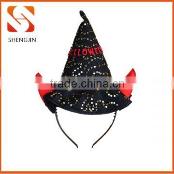 SJ-L1629 Party decoration witch hat Halloween headband