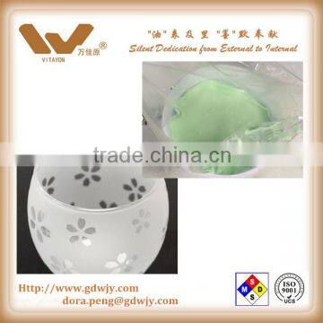 Design cream for glass, glass etching cream