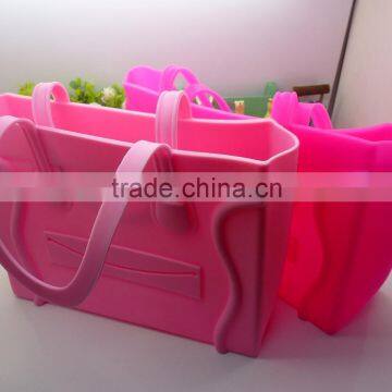 Fashion student young women silicone handbag