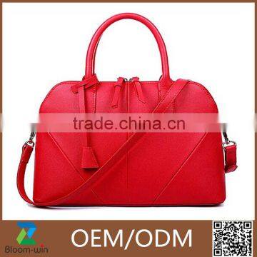 2016 top grain leather bags woman handbag fashion PU leather handbag