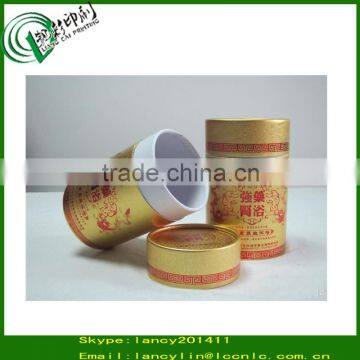 Exquisite round drug box, paper cylinder tube for medicine