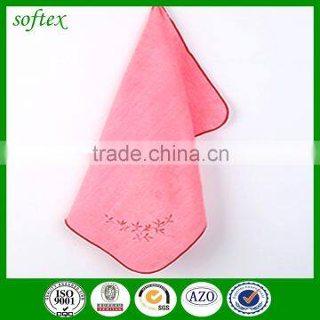100% Polyester Embroidery Kitchen Towel Microfiber Hand Towel Plain Dish Cloth photo-2