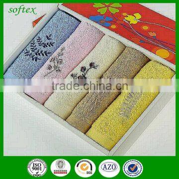 Luxury Embroidered Towel Set For Business Gift photo-3