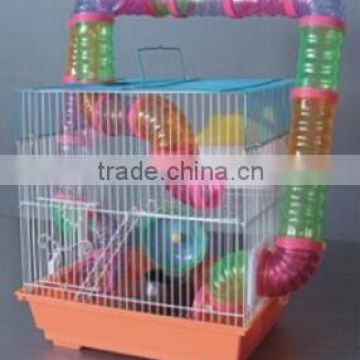 Luxurious Colorful Hamster House WIth Tunnel Outside