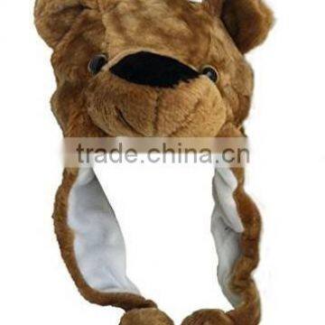 45cm plush panda hats /animals fur ear hats