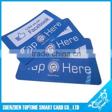 13.56mhz topaz 512 a4 advertising smart rfid nfc poster