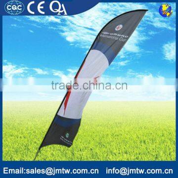 Customized Washable Digital Printing Mini Flag Pole For Advertisment