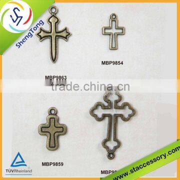 Wholesale cross charms, side cross charms, bulk crosscharms