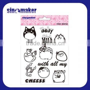 high quality clear stamp maker different designs