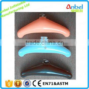 Inflatable Plastic Cloth Hanger Folding Coat Hanger for Sale