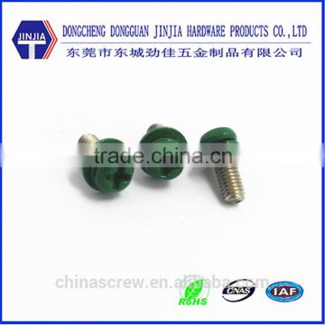 cross recess pan head combination screws with washers