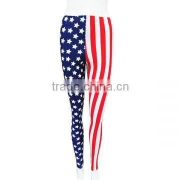 American flag China Supplier Custom lady leggings