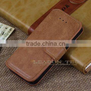 LEABON TEC luxury premium leather wallet case for iphone 5, case for iphone 5 picture without watermark, new products