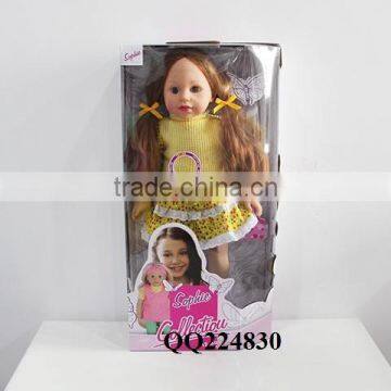 Beautiful baby doll 18 inch American girl doll toy doll for sale With IC