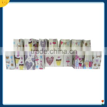 beautiful girl art paper gift bag for wedding