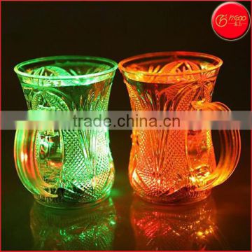 fashion liquid sensor LED cup LED flashing bear mug for party bar and festivals