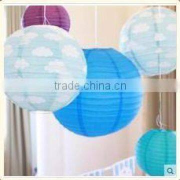 Round Shape Hanging Lantern Paper Wedding Favors Gifts