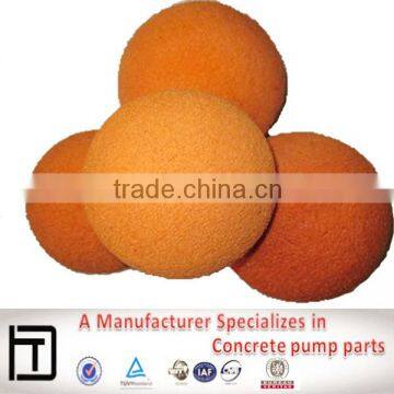 DN125 Rubber Sponge Ball for Concrete Pump Pipe