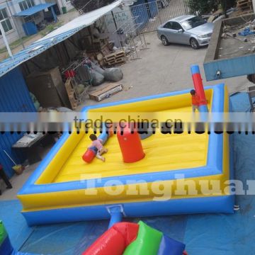 2015 big baller wipeout inflatables / inflatable red big baller games / big baller inflatable obstacle course