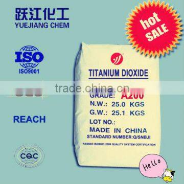 medical grade anatase tio2 a200 shanghai yuejiang making