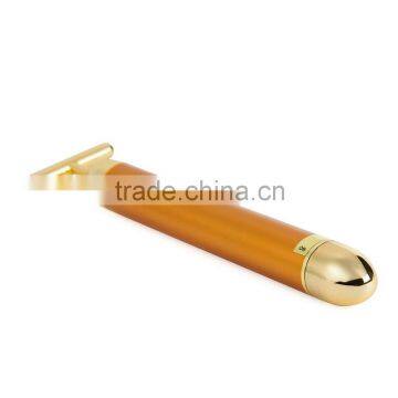 T Shape Gold Facial Beauty Massager Energy Beauty facial massager