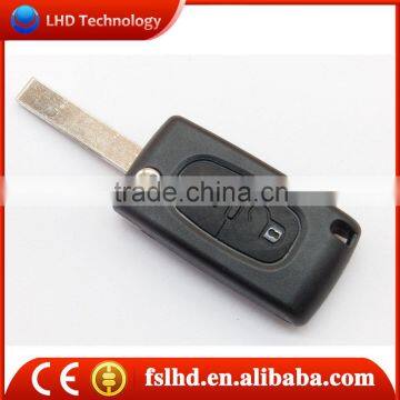 Hot Sale Peugeot 407 2 buttons cover car key 207 for peugeot 307