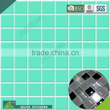 BSCI factory audit customized pvc free removable room decor 3d wall bathroom stickers for tiles