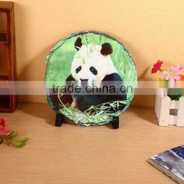 Wholesale sublimation rock slate photo with round shape, SBH-57