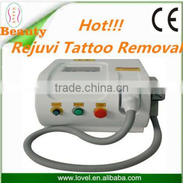 Professional High Effects 2014 Q-Switched ND YAG Laser Hair and Tattoo Removal Machine