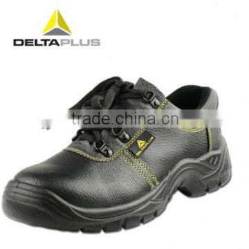 100% leather low-cut anti-static steel toecap heel energy absorption safety shoes