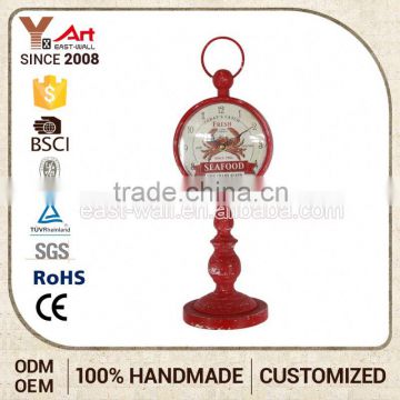 Elegant Top Quality New Design French Country Tuscan Style Bronze Clock Bottle Cap Clocks