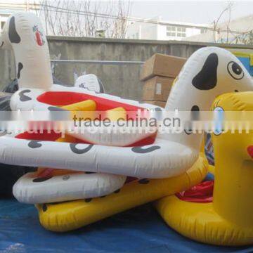 Cheap Animal used inflatable pontoon boats for kids