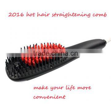 High Quality Hair Straightener, Hair Straightening Brush Hot Selling