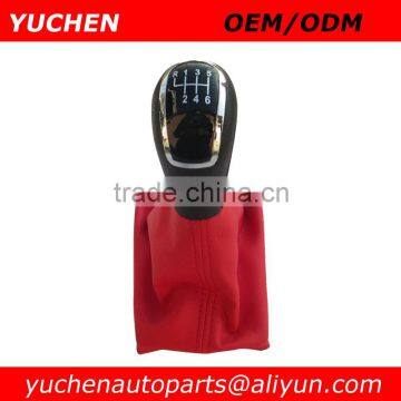 YUCHEN Car Shift Gear Knob With Gaitor Pink Gear Shift Knob For Audi A6L OEM 8K0.863287