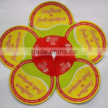 customized sized and print aluminum foil container lid in roll