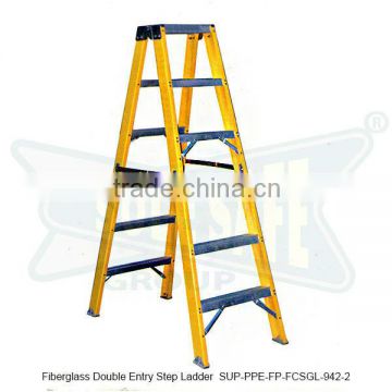 Fiberglass Double Entry Step Ladder ( SUP-PPE-FP-FCSGL-942-2 )