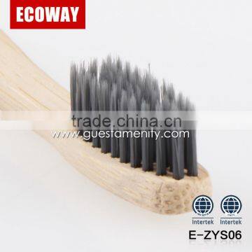Hot Sales Bamboo Disposable Hotel Toothbrush Biodegradable Tooth Brush photo-6