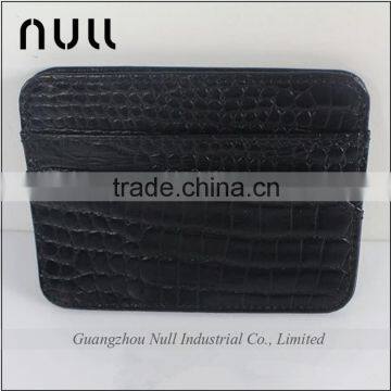 Hot Selling Fashion Design Crocodile Credit Card Wallet pu Leather Sim Card Holder photo-4