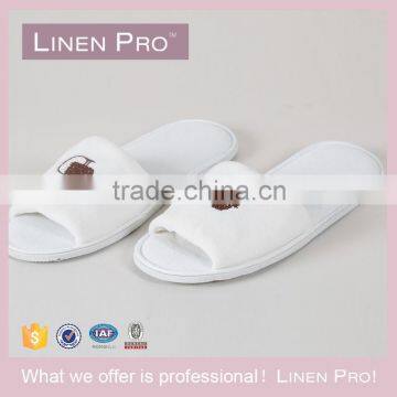 Disposable White Open Toe Pedicure Slippers for Wholesale