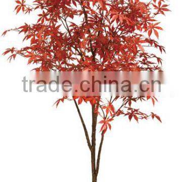 Imitated Artificial Red Japanese Tree