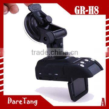 Factory Direct HD 720P GPS car black box GR-H8 anti police radar detector