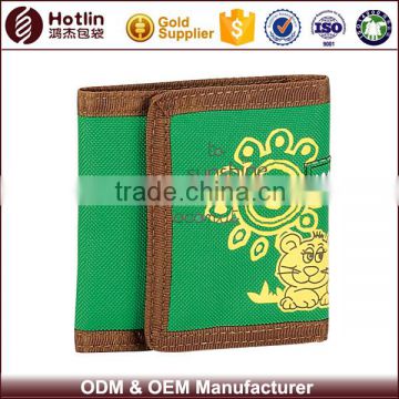 Green Polyester Fancy Smart Case Wallet For Men