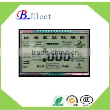 China industry duplicate supply lcd panel with led backlight for double power source control display