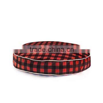 New Arrival Breathable Soft Buffalo Plaid Circle Bed photo-3