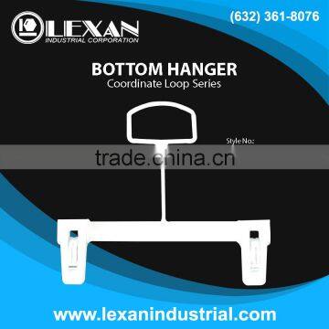 WP6708 - 8" Plastic Bottom Hanger with for Bottoms, Pants, Skirts, Shorts (Philippines)