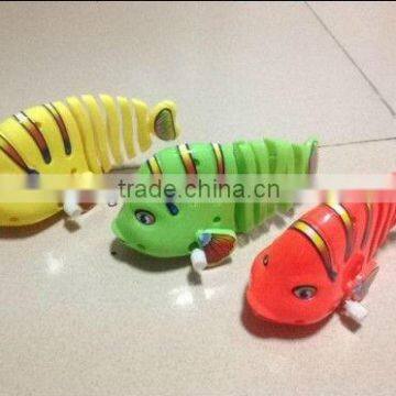 colorful wind up plastic fish