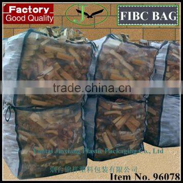 Wholesale 100% virgin polypropylene pp woven firewood bag