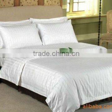 White Cotton Stripes bed linen hotel